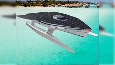 Presentaron el barco solar más grande del mundo