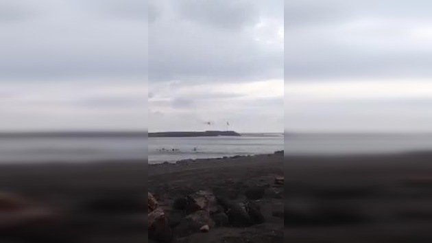 Acrobacias aéreas que terminan con una avioneta estrellada en el mar