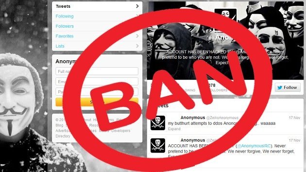 La mayor cuenta de Anonymous, suspendida por Twitter