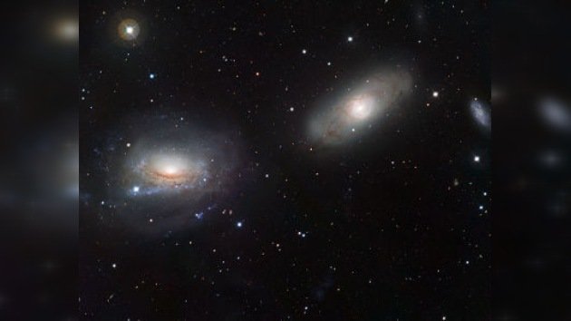 Logran sacar imágenes únicas de dos galaxias a punto de colisionar