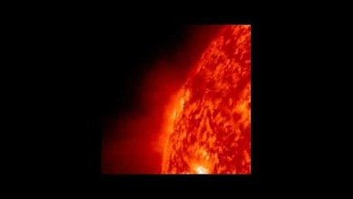 El sol 'descorchó' su última llamarada durante la nochevieja