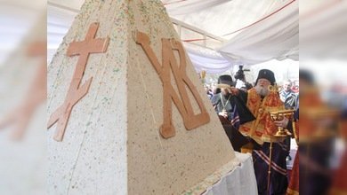 Los cocineros de Rostov preparan el pastel de Pascua más grande de Rusia