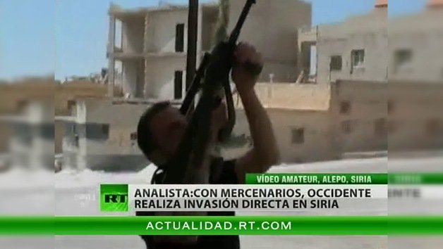 Occidente realiza una invasión directa en Siria con mercenarios