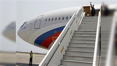 El presidente de Rusia realizará este lunes una visita oficial a París