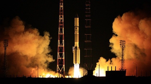 Despega un cohete ruso con un satélite mexicano