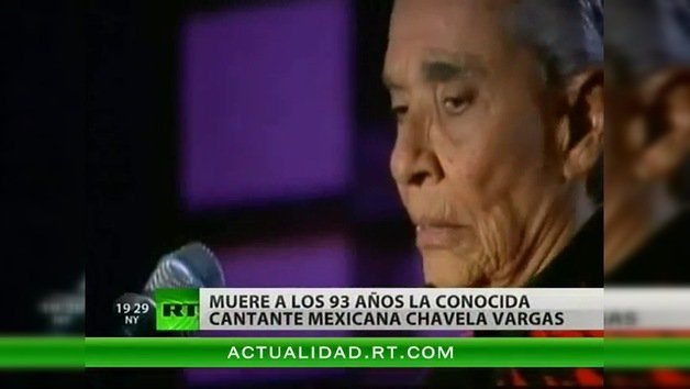 Muere a los 93 años Chavela Vargas, la voz más internacional de México