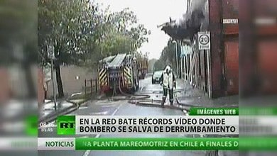 La milagrosa salvación de un bombero británico