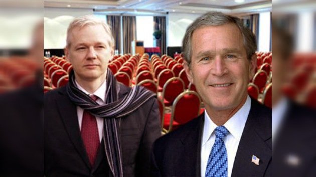 Bush cancela su participación en evento al que también fue invitado Assange