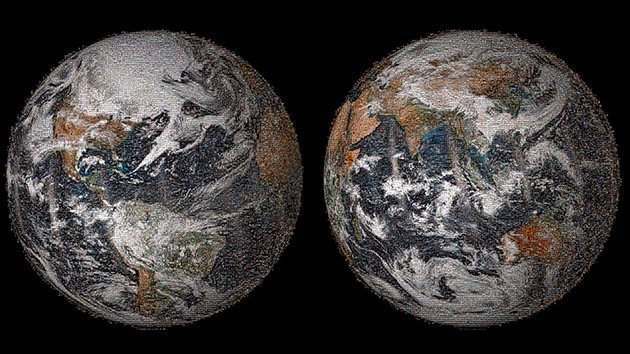 Foto, video: El 'selfie' de la Tierra en el que participan miles de fotos de todo el mundo