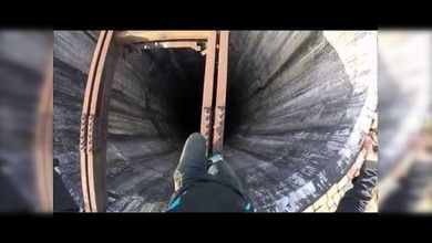 Escala sin protección la segunda estructura más alta de Rumania