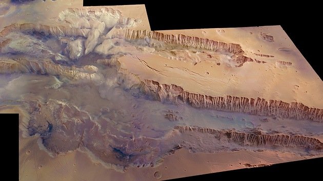 Marte alberga un cañón 10 veces más largo que el del Colorado