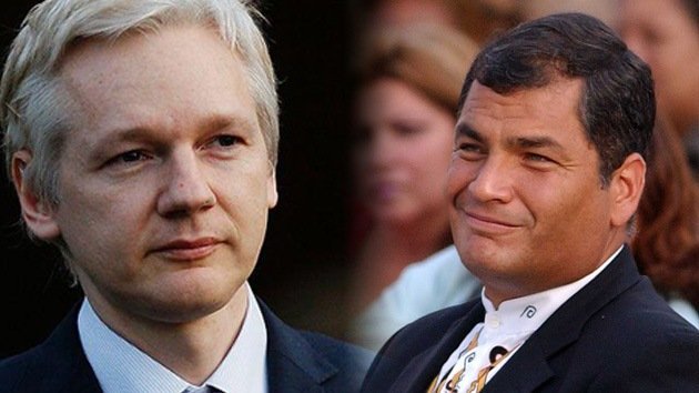Assange y Correa, la esperada entrevista en RT