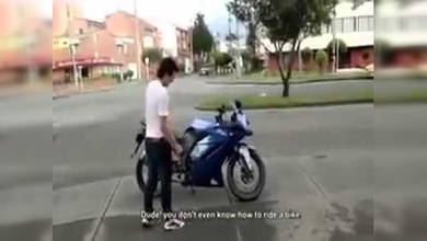 Estremecedor accidente de automóvil, a punto de causar una tragedia