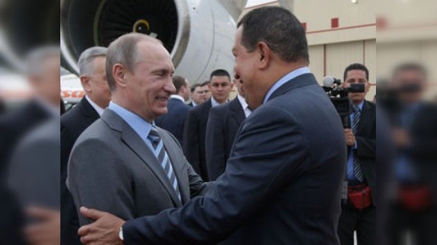 Vladímir Putin llega a Caracas en visita oficial