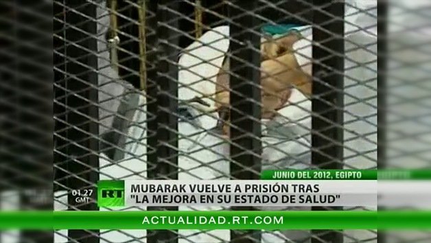 Mubarak regresa a prisión tras “la mejora en su estado de salud”