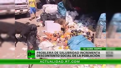 El Cairo se convierte en un basurero