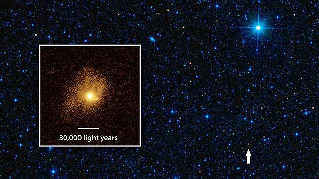 Descubren una galaxia que forma estrellas a toda velocidad
