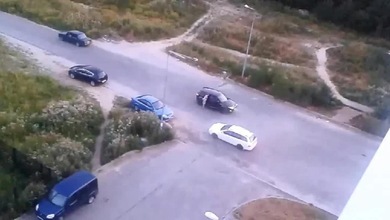 GTA en Rusia: Venganza de coches como en un videojuego