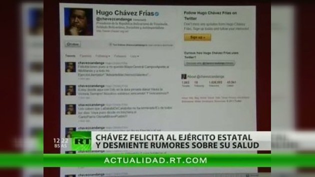 Hugo Chávez reaparece en Twitter mientras sigue hospitalizado en La Habana