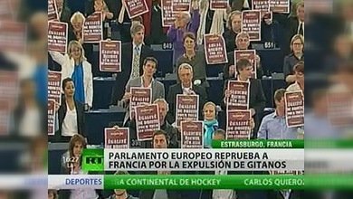 El Parlamento Europeo reprueba a Francia por la expulsión de gitanos