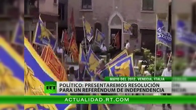 Venecia se manifiesta por la independencia