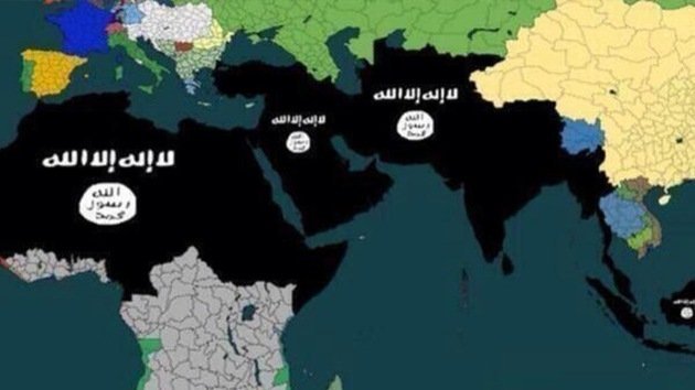 EIIL publica un mapa que revela un plan para controlar el petróleo de Oriente Medio