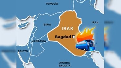 Al menos 14 muertos y un centenar de heridos en atentados en Bagdad