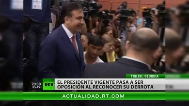 El presidente georgiano admite la derrota de su partido en las elecciones parlamentarias