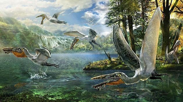 Hallan un animal prehistórico parecido a los reptiles voladores de 'Avatar'