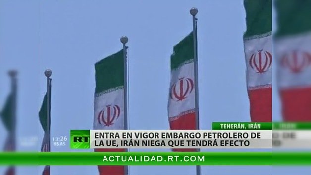 Irán: "Contamos con medios para contrarrestar el embargo petrolero" 