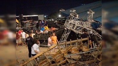 Indianápolis llora las víctimas de un accidente en un concierto de country