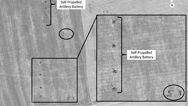¿Confundió EE.UU. una supuesta batería de artillería rusa con cosechadoras?