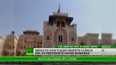 Los médicos han anunciado la muerte clínica del expresidente egipcio Hosni Mubarak