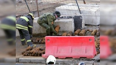 Hallan en Moscú 916 proyectiles que datan de la Segunda Guerra Mundial