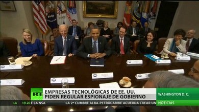 Apple, Google, Microsoft y otras empresas convencen en persona a Obama de limitar el espionaje