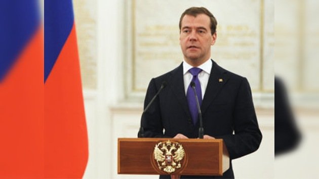 Medvédev previene a Occidente para que no se tomen decisiones precipitadas sobre Siria