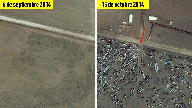 Fotos por satélite: Kobani antes y después de la ofensiva del EI y el bombardeo de EE.UU.