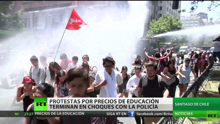Chile: Protestas por el coste de la educación terminan en choques con la Policía