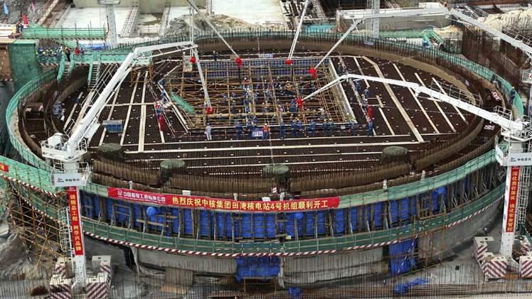 Rusia y China consideran la creación de nuevas unidades en la central nuclear de Tianwan 