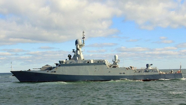La flota rusa del Caspio recibe la nueva corbeta 'stealth'