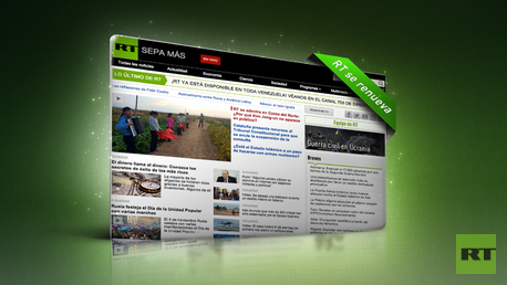 RT en español lanza su nuevo sitio web 