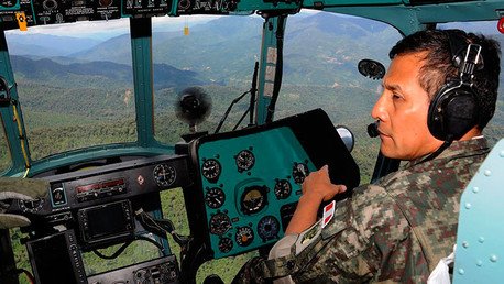 Video: El presidente peruano Humala prueba un helicóptero ruso MI 171 SH-P
