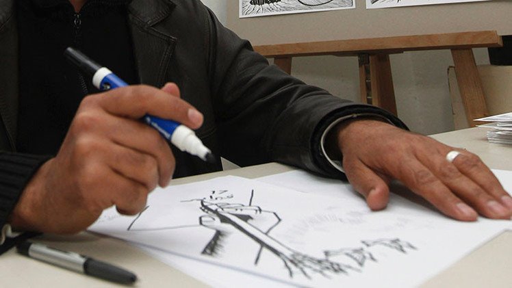 Artista francés promete hacer caricaturas del profeta Mahoma todos los días durante el 2015 