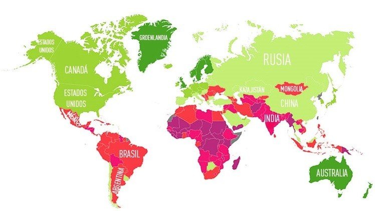 Mapas: Los países mejor preparados para sobrevivir al cambio climático