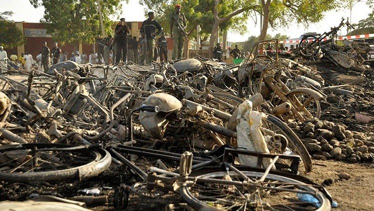 Impactantes imágenes del rastro de terror dejado por el grupo Boko Haram en Nigeria