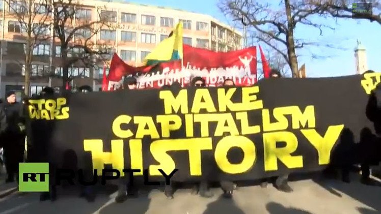 Protestas en Múnich: 'Paren a Poroshenko'