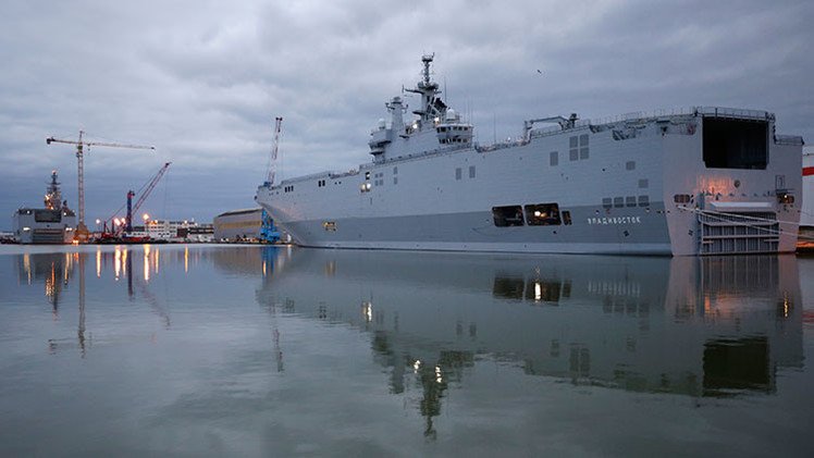 Francia podría entregar el primer Mistral a Rusia en los próximos días 