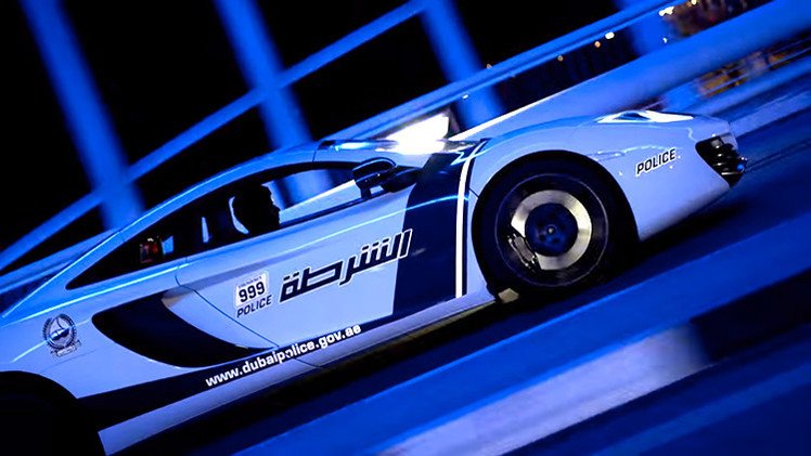 Los 'autos fantásticos' de la policía de Dubái al estilo de 'Need for Speed'