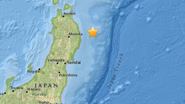 Un terremoto de magnitud 6,7 sacude las costas de Japón
