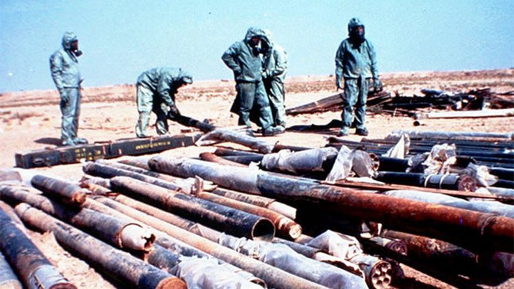 Revelan que la CIA compró armas químicas en Irak
